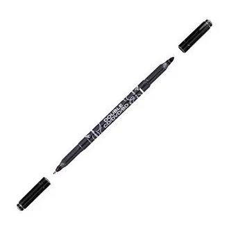 Marker Centropen duplex 3616 CD/DVD/BD negru vârf cilindric de 0,6 și 2,5 mm Marker Centropen duplex 3616 CD/DVD/BD negru vârf cilindric de 0,6 și 2,5 mm