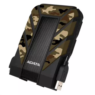 ADATA HDD extern 2TB 2, 5" USB 3.1 DashDrive Durable HD710M Pro, camuflaj (cauciuc, rezistent la șocuri/apă/praf)