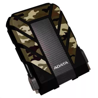 ADATA HDD extern 2TB 2, 5" USB 3.1 DashDrive Durable HD710M Pro, camuflaj (cauciuc, rezistent la șocuri/apă/praf)
