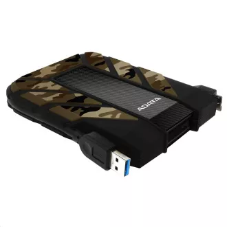 ADATA HDD extern 2TB 2, 5" USB 3.1 DashDrive Durable HD710M Pro, camuflaj (cauciuc, rezistent la șocuri/apă/praf)