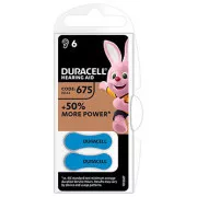 Baterii zinc-aer Duracell de unică folosință ZA, pachet de 6
