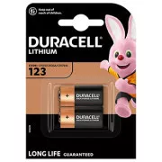 Baterie litiu de unică folosință Duracell ULTRA CR123A, pachet de 2