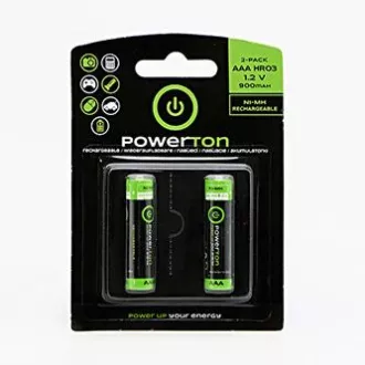 Baterii reîncărcabile Powerton ENERGY RECHARGE Ni-MH AAA, pachet de 2