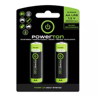 Baterii reîncărcabile Powerton ENERGY RECHARGE Ni-MH AA, pachet de 10 x 2
