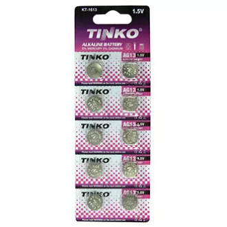 Baterie alcalină, buton, LR44, AG13, 1,5 V, blister, pachet de 10 Baterie alcalină, buton, LR44, AG13, 1,5 V, blister, pachet de 10