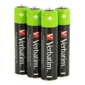 Baterie reîncărcabilă, AAA (HR03), 1,2 V, 950 mAh, Verbatim, blister, pachet de 4