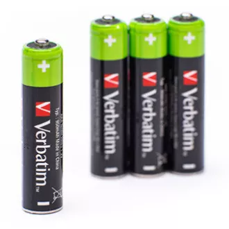 Baterie reîncărcabilă, AAA (HR03), 1,2 V, 950 mAh, Verbatim, blister, pachet de 4
