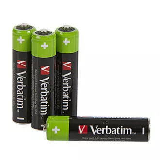 Baterie reîncărcabilă, AAA (HR03), 1,2 V, 950 mAh, Verbatim, blister, pachet de 4