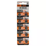Baterie alcalină, LR43, LR43, 1,5 V, Maxell, blister, pachet de 10