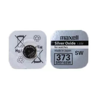 Baterie ceas, 373, buton, 373, SR916SW, 1,55 V, Maxell, blister, pachet de 1