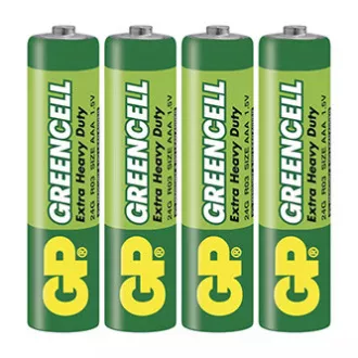 Baterie GP AAA de unică folosință cu clorură de zinc, pachet de 4