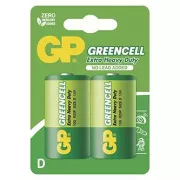Baterie de unică folosință cu clorură de zinc GP D, pachet de 2