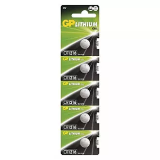 Baterie litiu de unică folosință GP CR1216, pachet de 5