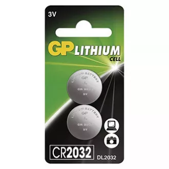 Baterie litiu de unică folosință GP CR2032, pachet de 2 Baterie litiu de unică folosință GP CR2032, pachet de 2