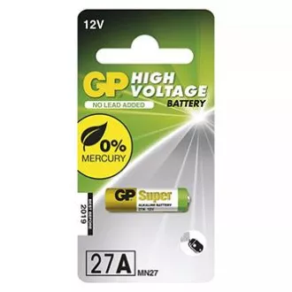 Baterie alcalină de unică folosință GP A27, pachet de 1
