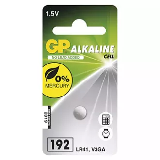 Baterie alcalină de unică folosință GP LR41, pachet de 1