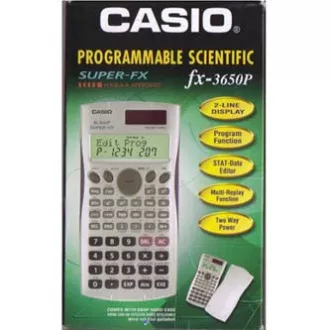 Calculator Casio FX 3650 P, alb, programabil, douăsprezece cifre