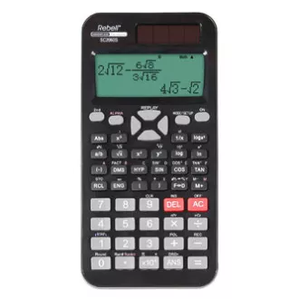 Calculator Rebell RE-SC2060S, negru, științific, afișaj cu puncte, capac din plastic Calculator Rebell RE-SC2060S, negru, științific, afișaj cu puncte, capac din plastic