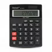 Calculator Rebell RE-8118-12 BX, negru, de masă, douăsprezece cifre