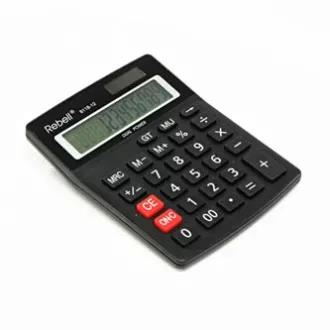 Calculator Rebell RE-8118-12 BX, negru, de masă, douăsprezece cifre Calculator Rebell RE-8118-12 BX, negru, de masă, douăsprezece cifre