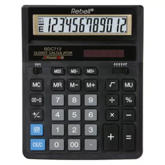Calculator Rebell RE-BDC712GL BX, aur, tabel, douăsprezece cifre