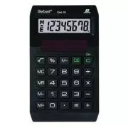 Calculator Rebell ECO 10, negru, buzunar, opt cifre