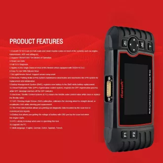Diagnosticare iCarsoft FR V2.0 pentru Peugeot / Citroen / Renault / Dacia