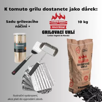 Grătar cu cărbuni Landmann (cărucior) Grillchef COMFORT BASIC