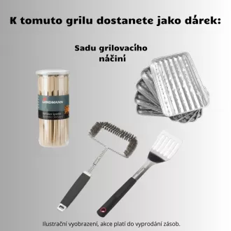Landmann Grătar pe gaz Grillchef 2.0, 5,5 kW, 12380 Landmann Grătar pe gaz Grillchef 2.0, 5,5 kW, 12380