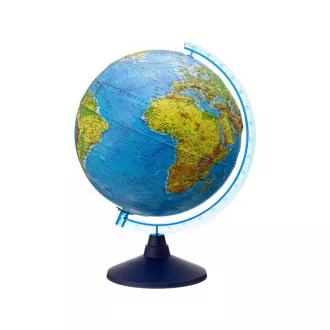 Alaysky Globe 25 cm Glob fizic în relief, etichete în limba engleză