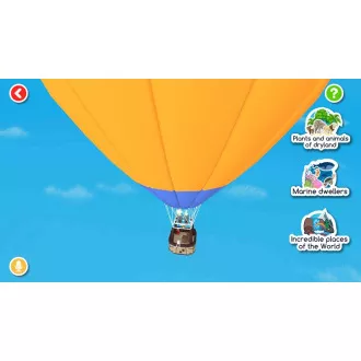 Alaysky Globe 25 cm Glob fizic în relief, etichete în limba engleză