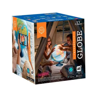 Globul Alaysky 32 cm Glob fizic și politic în relief cu iluminare de fundal cu LED-uri, în slovacă