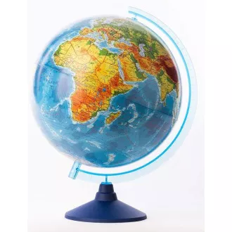 Glob Alaysky Globe 25 cm Glob fizic și politic în relief cu iluminare de fundal cu LED RO