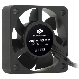 Ventilator suplimentar SilentiumPC Zephyr 40/ ventilator de 40 mm/ ultra-silențios 18,7 dBA Ventilator suplimentar SilentiumPC Zephyr 40/ ventilator de 40 mm/ ultra-silențios 18,7 dBA