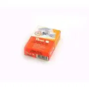 Etichetă de bagaj PEACH cu slot pentru laminare (65x108mm), 125mic, 100 buc