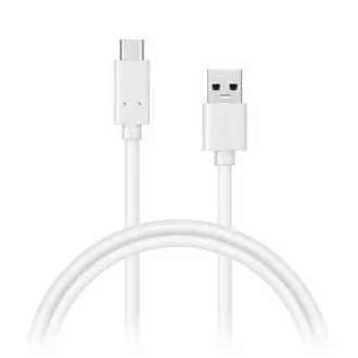 CONNECT IT Wirez USB C (Tip C) - USB, flux de curent de până la 3A !, alb, 2 m