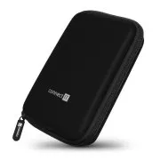 Carcasă de protecție rigidă CONNECT IT HardShellProtect pentru HDD de 2,5", neagră