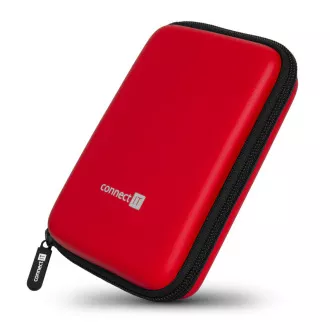 Carcasă de protecție rigidă CONNECT IT HardShellProtect pentru HDD de 2,5", roșie Carcasă de protecție rigidă CONNECT IT HardShellProtect pentru HDD de 2,5", roșie