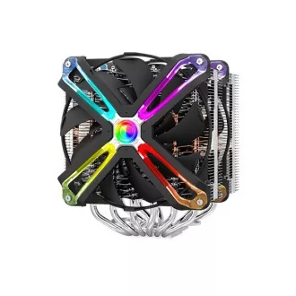 Zalman CNPS20X, Cooler, pentru CPU, pentru Intel și AMD, socket2x 140mm ventilator RGB, înălțime 170mm, heatpipe, PWM Zalman CNPS20X, Cooler, pentru CPU, pentru Intel și AMD, socket2x 140mm ventilator RGB, înălțime 170mm, heatpipe, PWM
