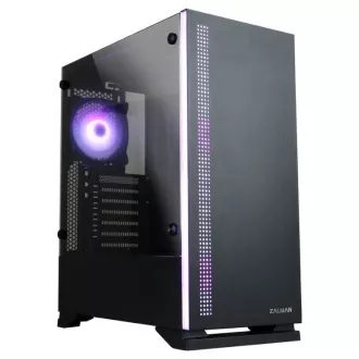 Carcasă Zalman miditower S5 negru, fără sursă de alimentare, ATX, 1x USB 3.0, 2x USB 2.0, panou lateral transparent, negru Carcasă Zalman miditower S5 negru, fără sursă de alimentare, ATX, 1x USB 3.0, 2x USB 2.0, panou lateral transparent, negru
