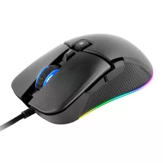 C-TECH Gaming Mouse Dawn (GM-24L), jocuri casual, 6400 DPI, iluminare din spate RGB, USB