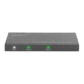 Splitter HDMI ultra subțire Digitus, 1x2, 4K / 60Hz HDR, HDCP 2.2, 18 Gbps, alimentat prin micro USB Splitter HDMI ultra subțire Digitus, 1x2, 4K / 60Hz HDR, HDCP 2.2, 18 Gbps, alimentat prin micro USB