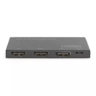 Splitter HDMI ultra subțire Digitus, 1x2, 4K / 60Hz HDR, HDCP 2.2, 18 Gbps, alimentat prin micro USB Splitter HDMI ultra subțire Digitus, 1x2, 4K / 60Hz HDR, HDCP 2.2, 18 Gbps, alimentat prin micro USB