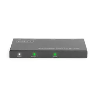 Splitter HDMI ultra subțire Digitus, 1x2, 4K / 60Hz HDR, HDCP 2.2, 18 Gbps, alimentat prin micro USB Splitter HDMI ultra subțire Digitus, 1x2, 4K / 60Hz HDR, HDCP 2.2, 18 Gbps, alimentat prin micro USB