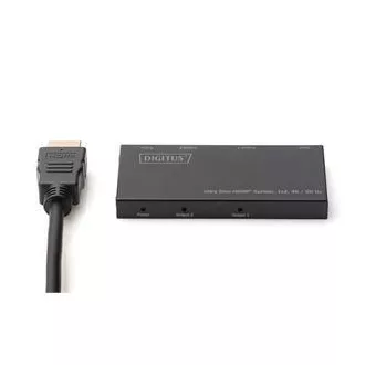 Splitter HDMI ultra subțire Digitus, 1x2, 4K / 60Hz HDR, HDCP 2.2, 18 Gbps, alimentat prin micro USB Splitter HDMI ultra subțire Digitus, 1x2, 4K / 60Hz HDR, HDCP 2.2, 18 Gbps, alimentat prin micro USB