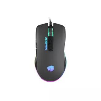 Fury Gaming Mouse Scrapper, gaming, 6400DPI, USB, optic, cu fir, RGB, 7 butoane, lungime cablu 1.6m, negru
