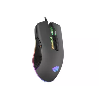 Fury Gaming Mouse Scrapper, gaming, 6400DPI, USB, optic, cu fir, RGB, 7 butoane, lungime cablu 1.6m, negru