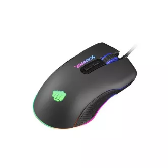 Fury Gaming Mouse Scrapper, gaming, 6400DPI, USB, optic, cu fir, RGB, 7 butoane, lungime cablu 1.6m, negru