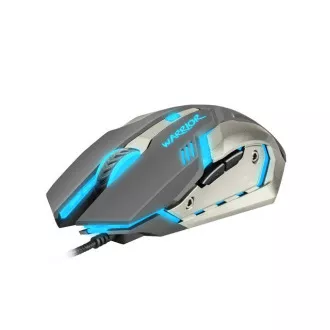 Mouse de gaming Fury Warrior, gaming, 3200DPI, USB, optic, cu fir, RGB, 6 butoane, lungime cablu 1.5m, negru Mouse de gaming Fury Warrior, gaming, 3200DPI, USB, optic, cu fir, RGB, 6 butoane, lungime cablu 1.5m, negru