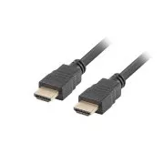 LANBERG Cablu de mare viteză HDMI 1.4   Ethernet, 4K@30Hz, CCS, M/M, lungime 1m, negru, conectori placați cu aur